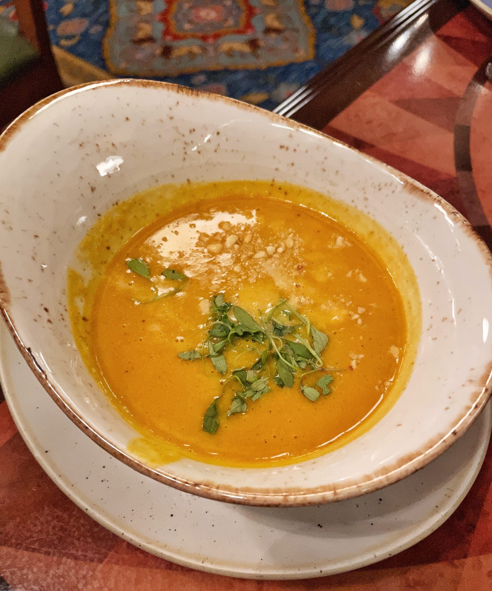 Carrot Ginger vegan soup Skipper Canteen