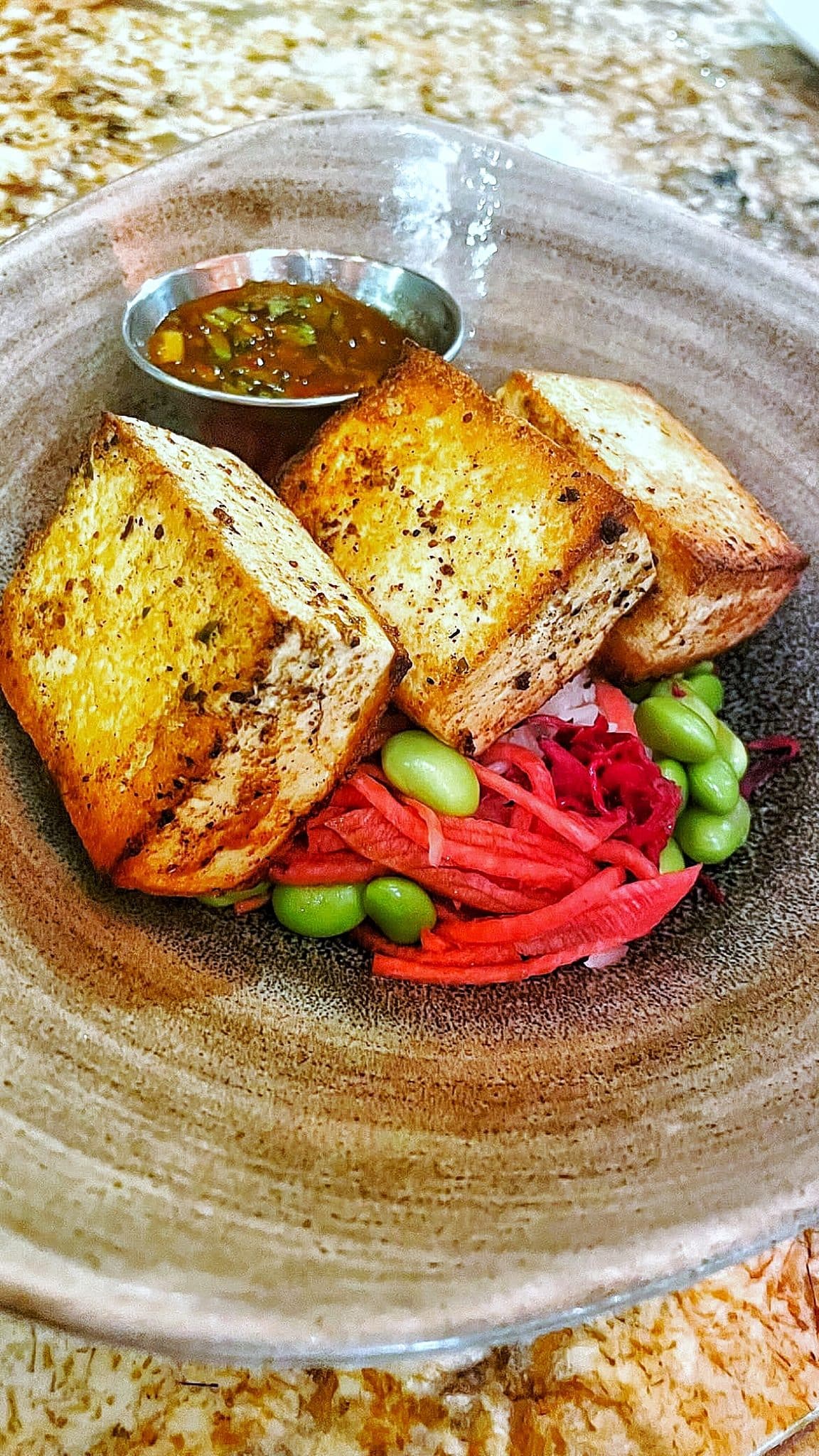 Modofied Vegan Tofu Poke Bowl Nomad Lounge