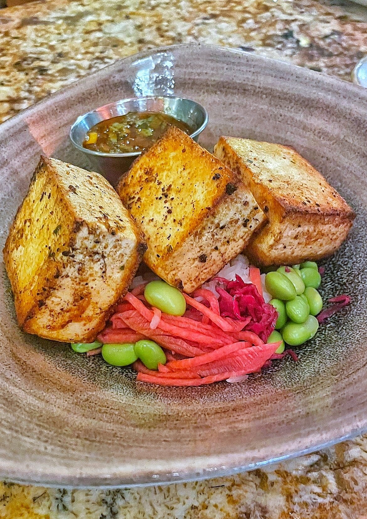 Modofied Vegan Tofu Poke Bowl Nomad Lounge