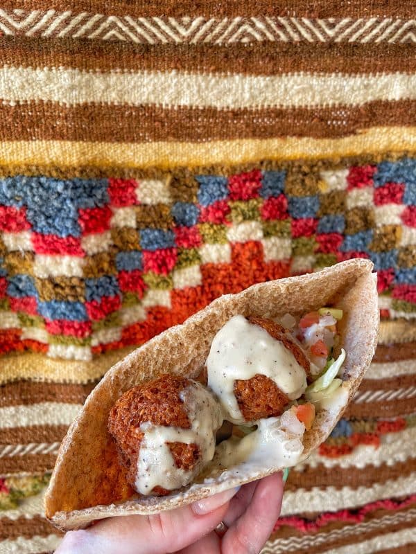 Vegan Falafel at the 2022 Epcot Food and Wine Festival