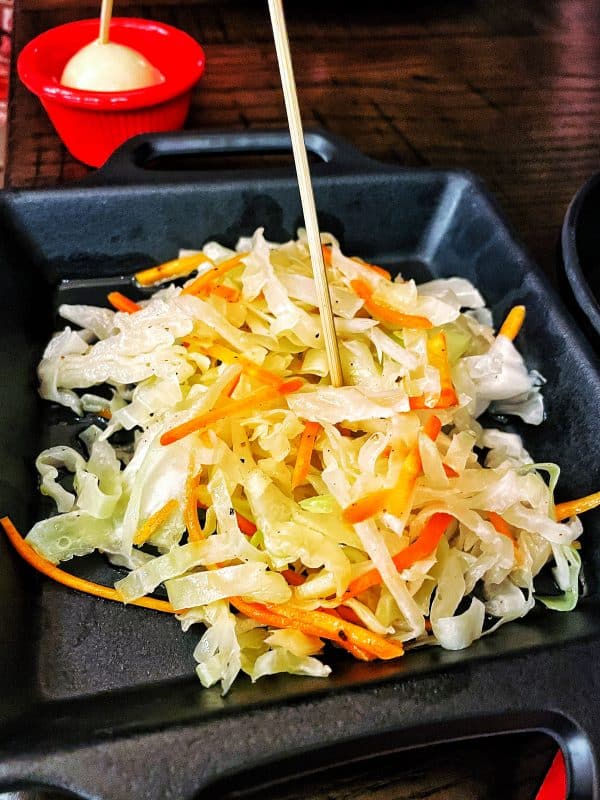 Vegan Cole Slaw at the Hoop Dee Doo Musical Review at Disney’s Fort Wilderness Resort and Campground in Walt Disney World