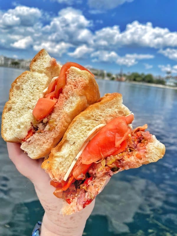 Vegan Veggie Crunch Muffaletta BoardWalk Deli