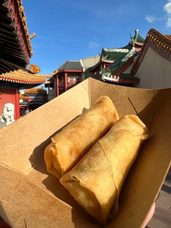 veggie spring rolls epcot festival of the holidays