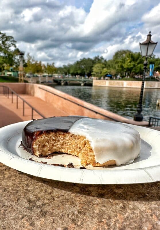 Black and White Cookie vegan EPCOT Festival of the Holidays