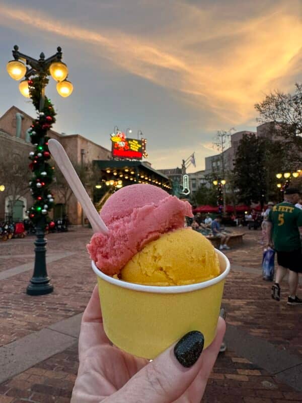 gelato stand Muppet Courtyard at Disney's Hollywood Studios