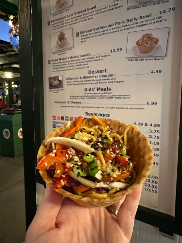 Vegan Soba Noodle Waffle Bowl