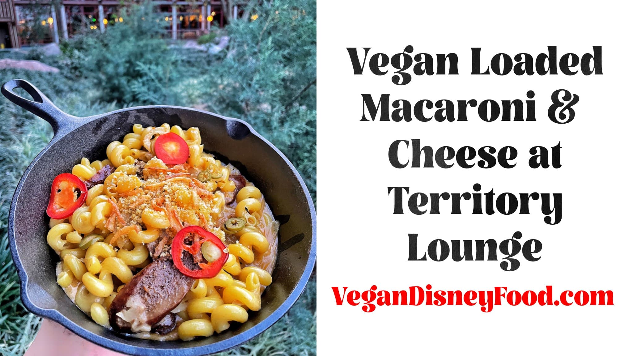 NEW Loaded Macaroni and Cheese at Territory Lounge in Disney's