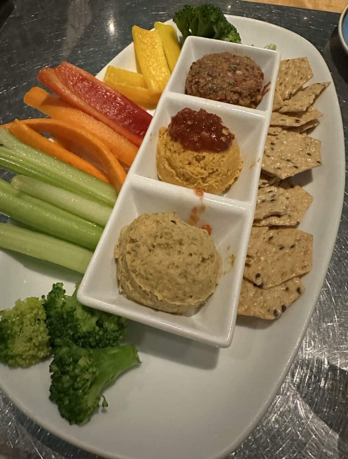 Vegan Mushroom Ravioli at Coral Reef Restaurant Inside EPCOT Vegan