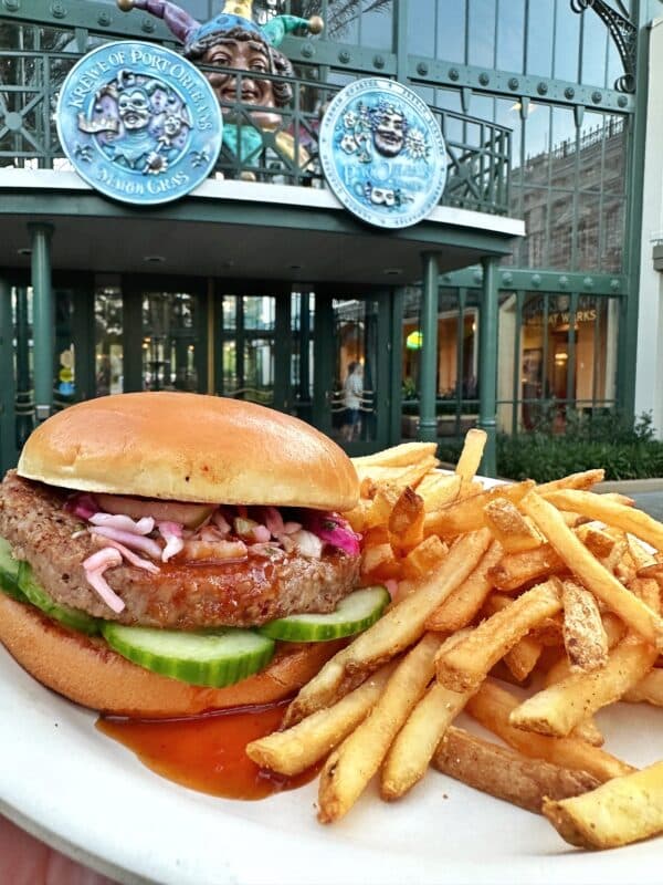 vegan burger Port Orleans