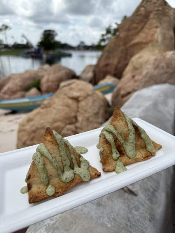 Vegan Samosa Epcot Food and Wine 2023