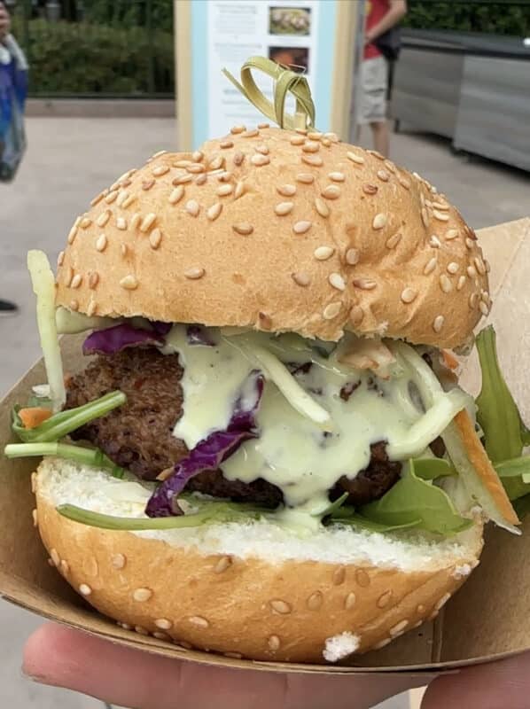 Vegan Impossible Slider at the 2023 Epcot Food and Wine Festival