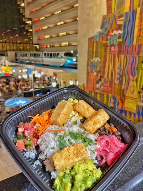 Contempo Cafe vegan tofu bowl