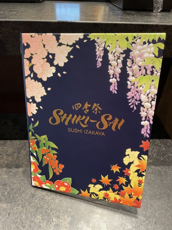 Shiki-Sai: Sushi Izakaya menu