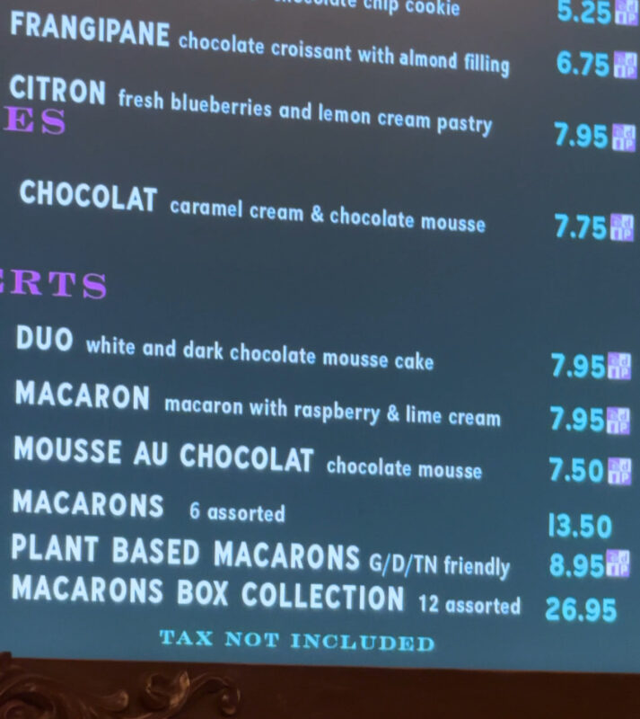 EPCOT France vegan macarons