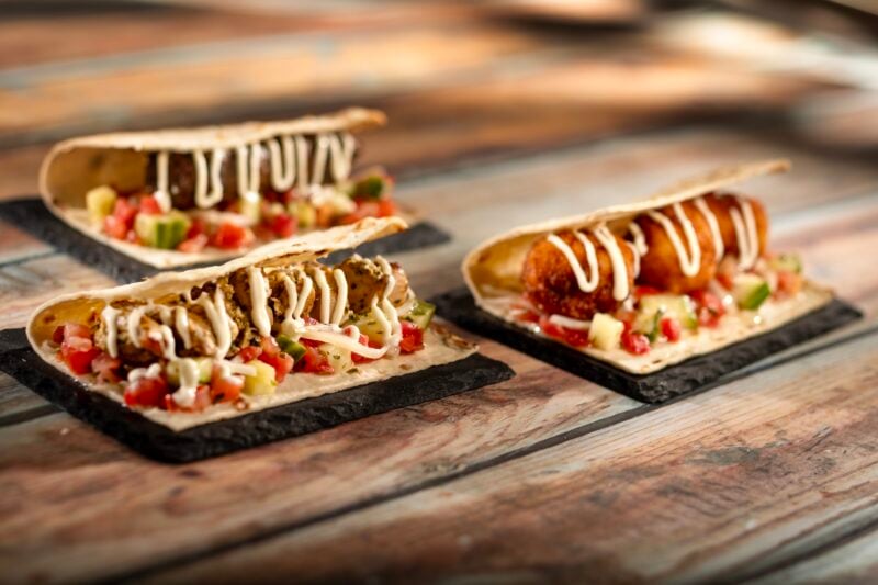 Moroccan Wrap vegan falafel EPCOT 2025 Food and Wine