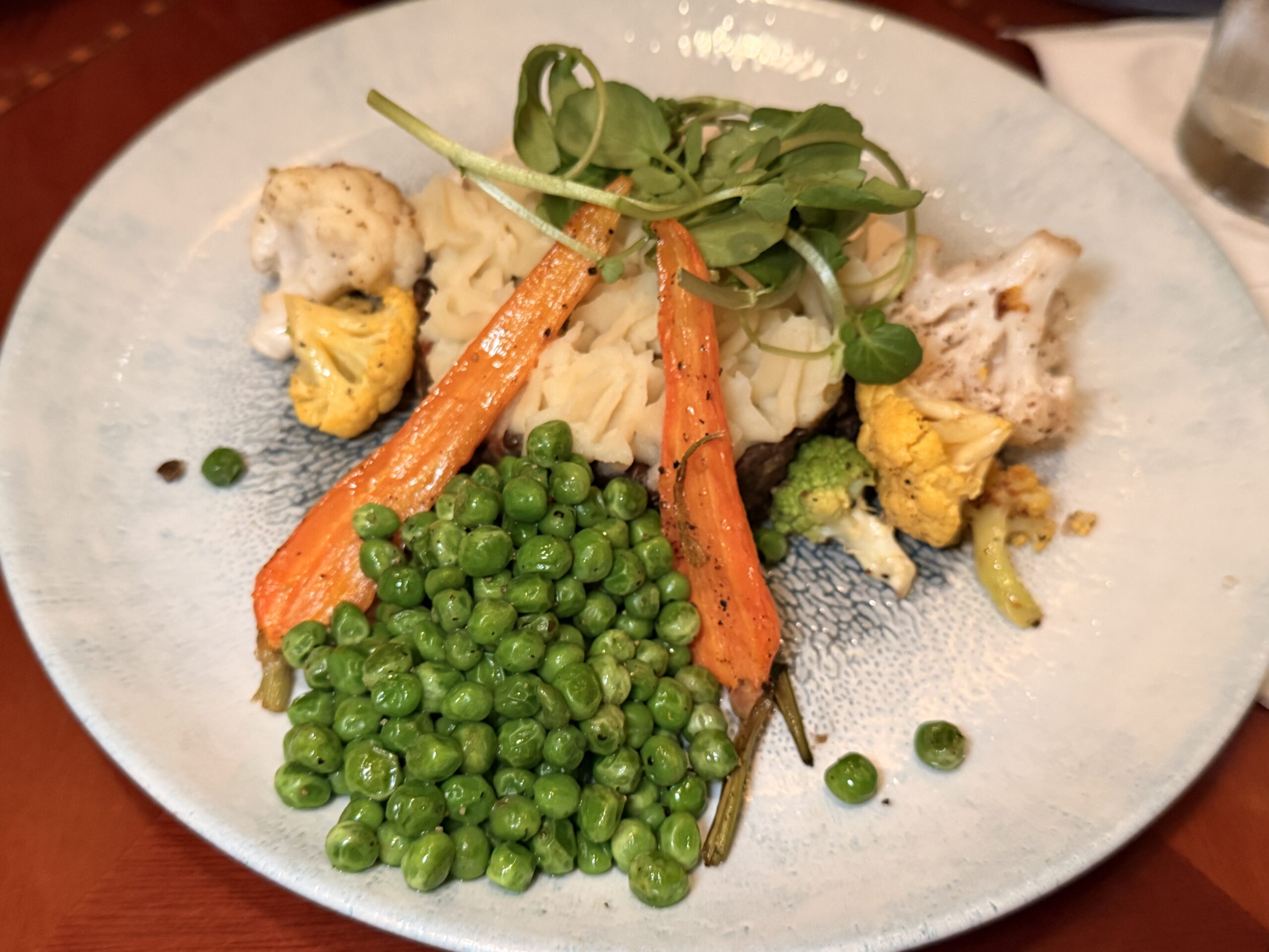 Vegan Shepherd's Lentil Pie Brown Derby